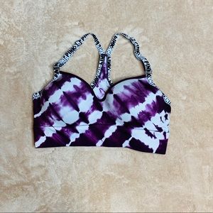 VS Pink seamless wireless push up racerback